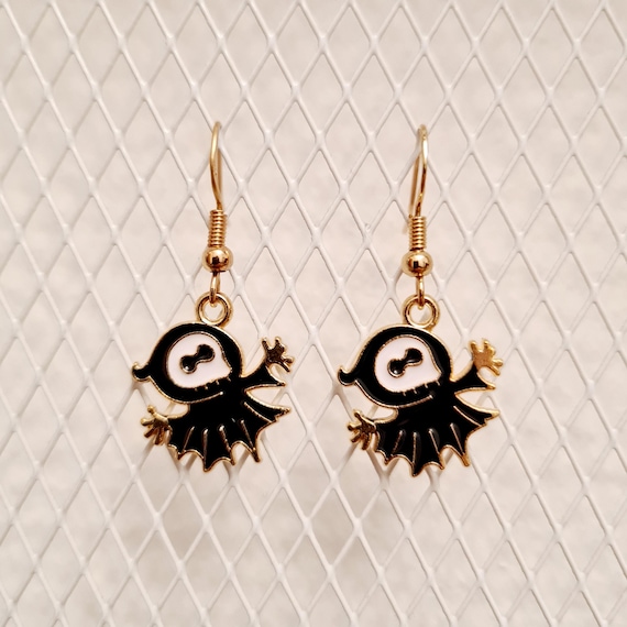 Earrings with little ghosts