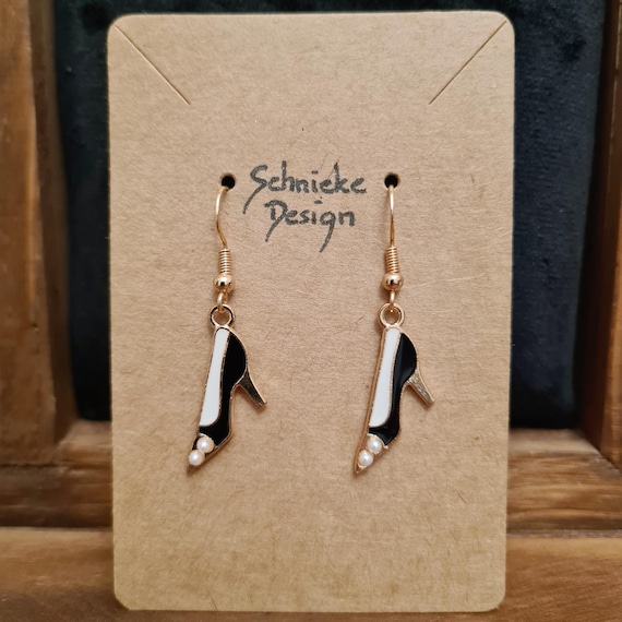 Earrings "High heels" made of enamel