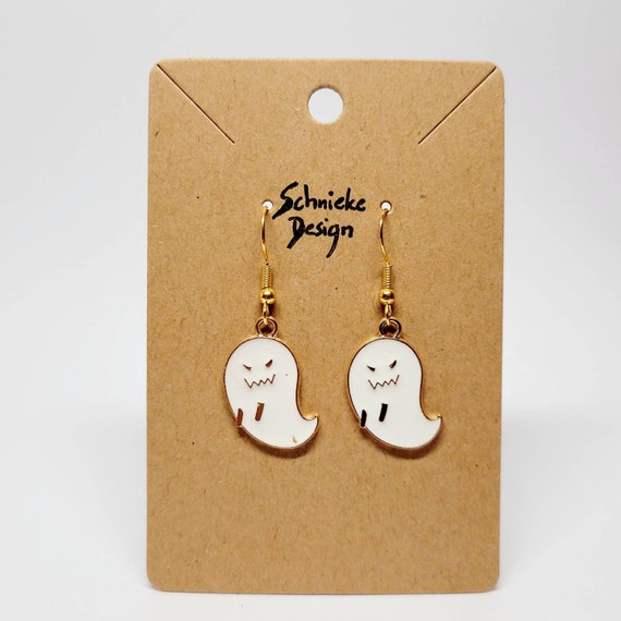 Earrings with ghosts