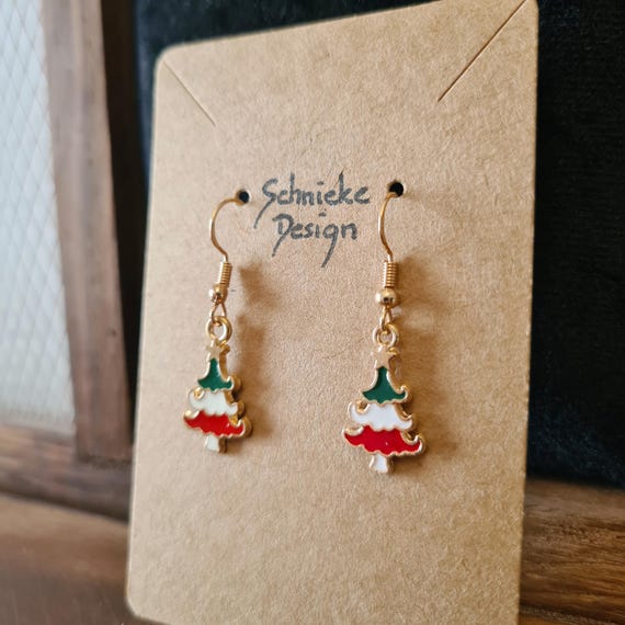 Christmas earrings Christmas tree "Italy"