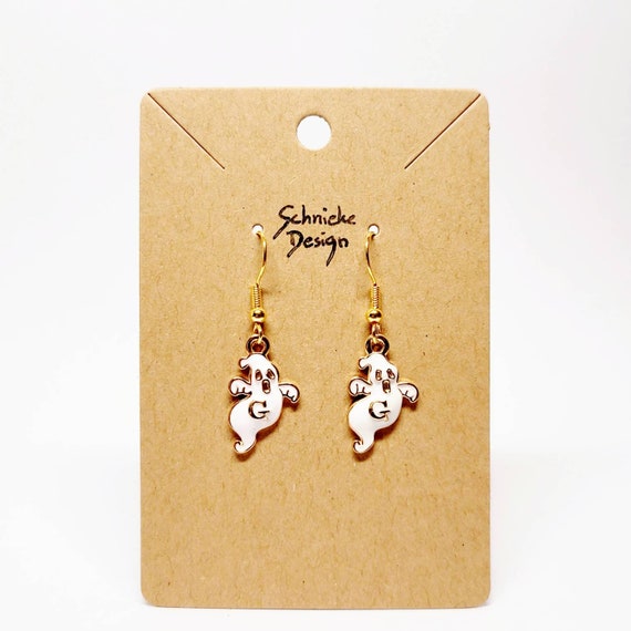 Earrings with ghosts