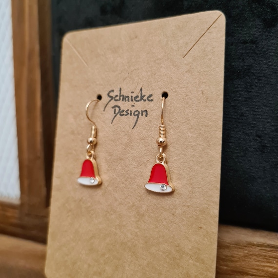 Earrings with cute little bells