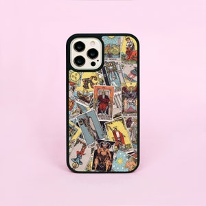 Tarotkaarten Collage Rider-Waite-Smith Deck Moon Custom telefoonhoesje/cover voor iPhone 11 12 13 14 15 16 Pro Max 16e