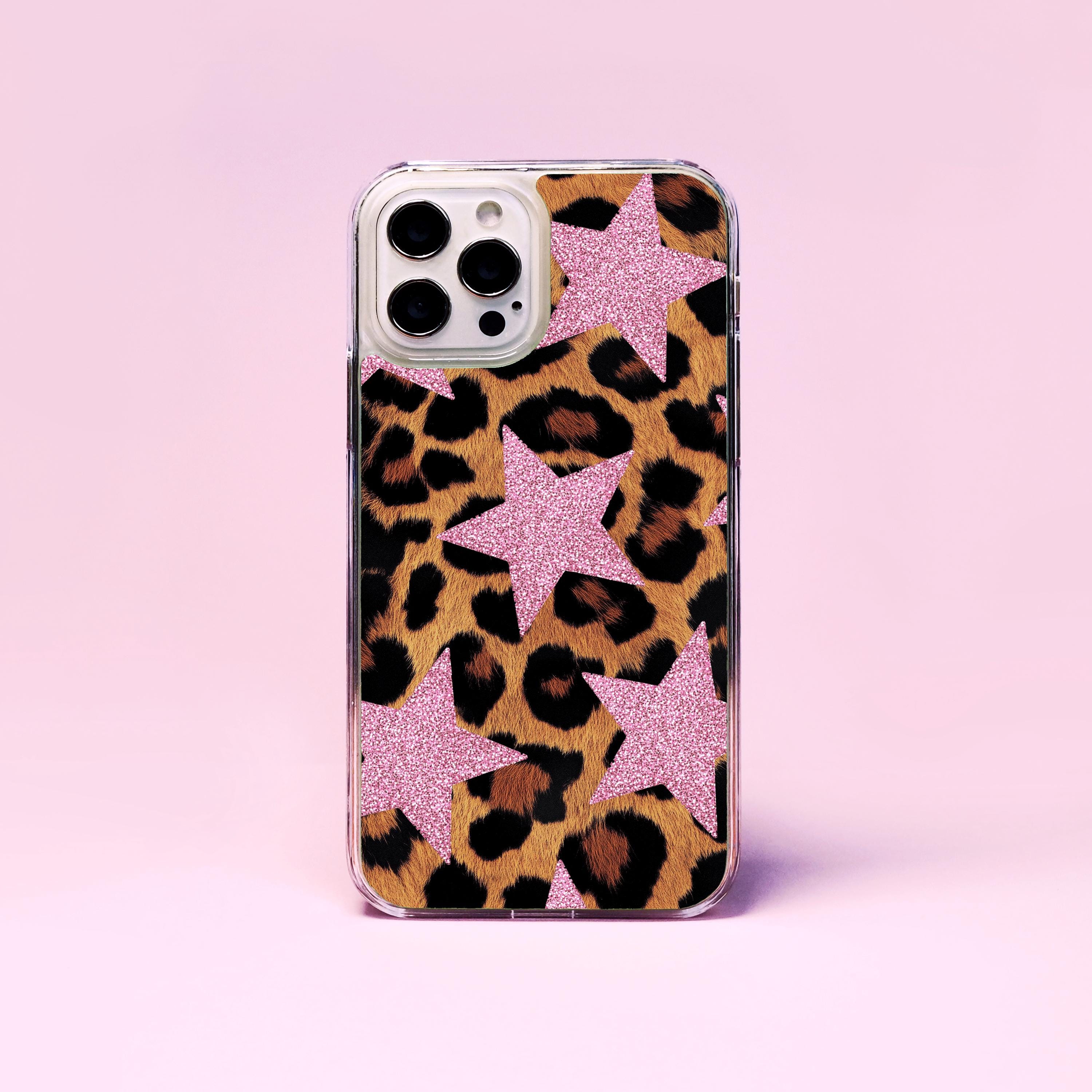 Custodia IPhone Leopardata Con Bacio Rosso: Morbida Al Silicone Per 15/14/13/12/11/Pro Max/X/XR/8/7