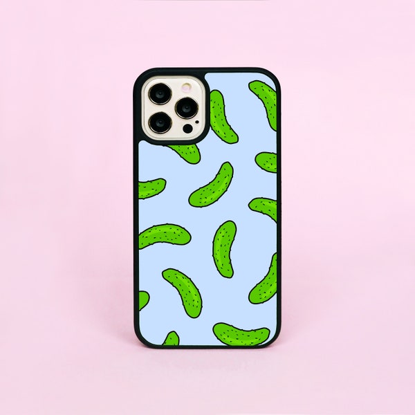 Pickles Gherkins lindo patrón Kawaii funda/cubierta de teléfono hecha a medida para iPhone 7 11 12 13 14 15 Pro Max SE 2 3 Samsung Galaxy A13 A21s A53 5G