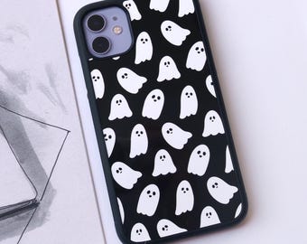 Ghosts Cute Spooky Ghost Halloween Pattern Custom Phone Case/Cover For iPhone 11 12 13 14 15 16 Pro Max Plus SE 16e