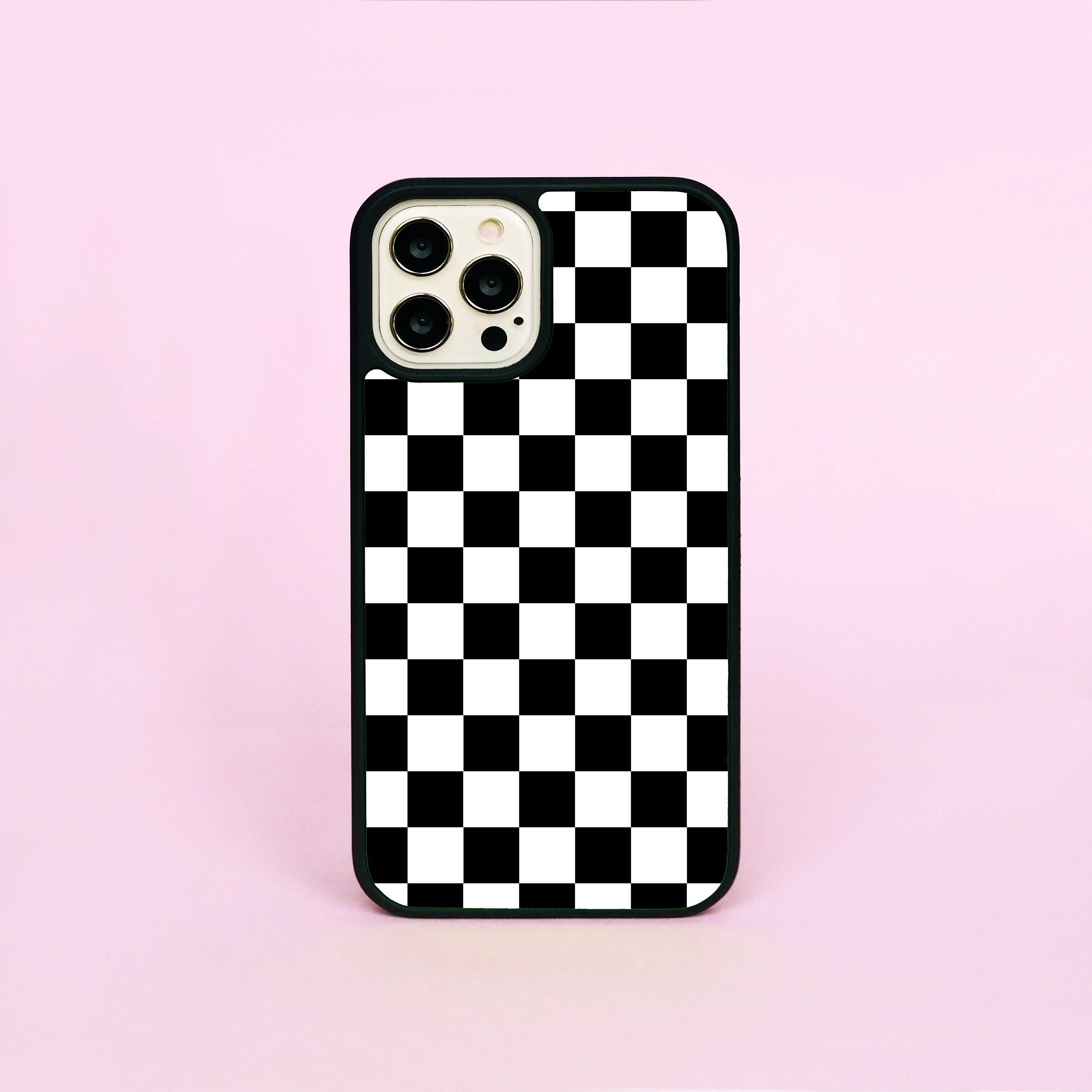 Checkmate” fuzzy Y2K case in black & white  Unique iphone cases, Beautiful iphone  case, Iphone