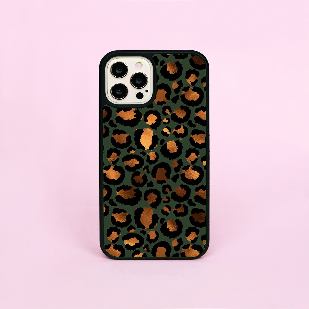 Leopard Animal Print Emerald Green Gold Phone Case/cover for iPhone XR ...