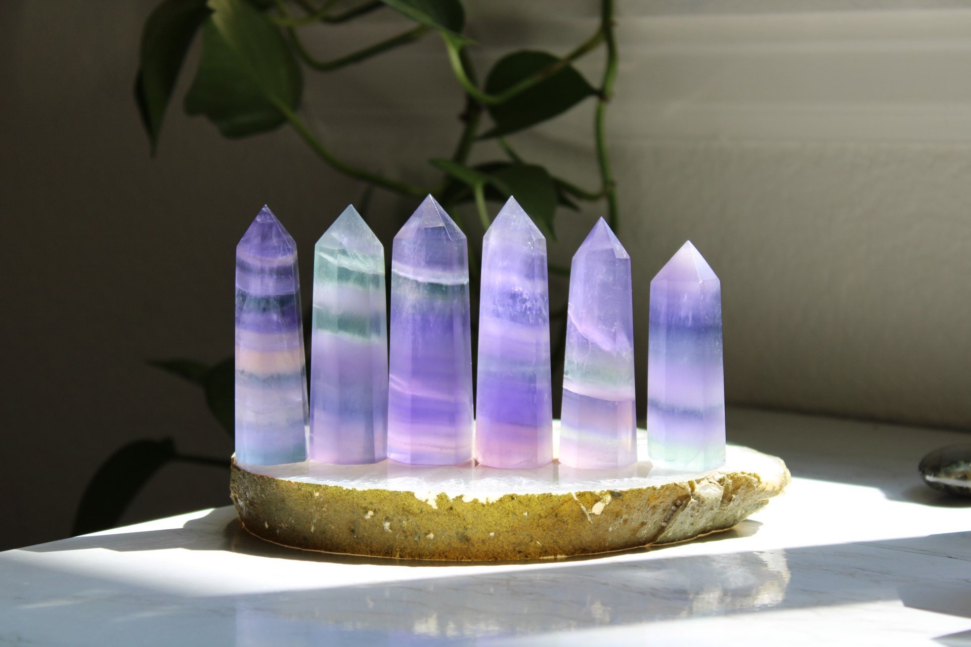 Indigo Fluorite Tower