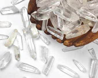 Clear Quartz Crystal Point | Natural Raw Quartz | Clear Quartz Points | Small Natural Quartz Point | Clear Quartz for Jewelry Making