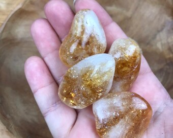 Citrine Tumbled Pocket Stone