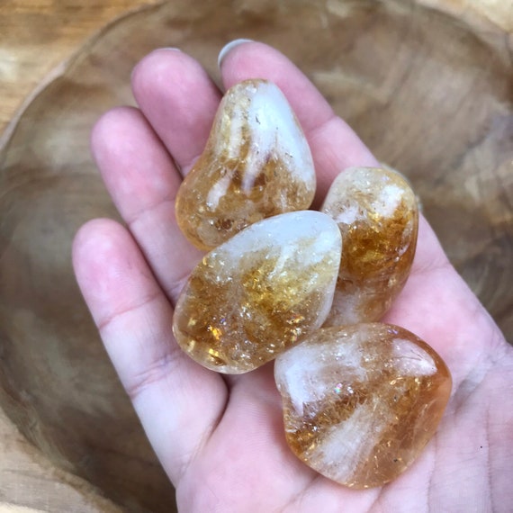Citrine Tumbled Pocket Stone
