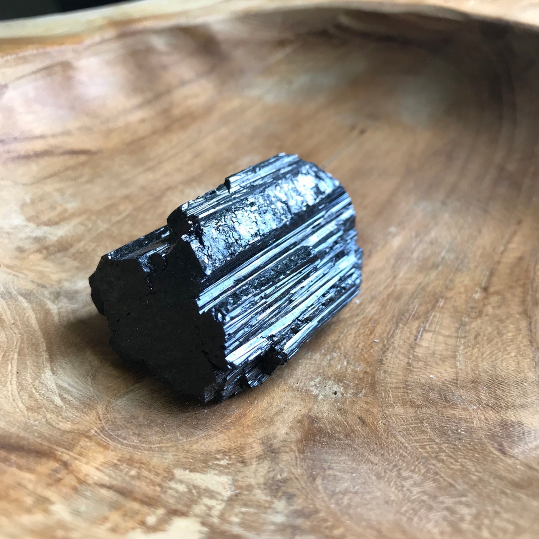 Black Tourmaline Schorl Crystal, Protective Meditation Stone - Etsy