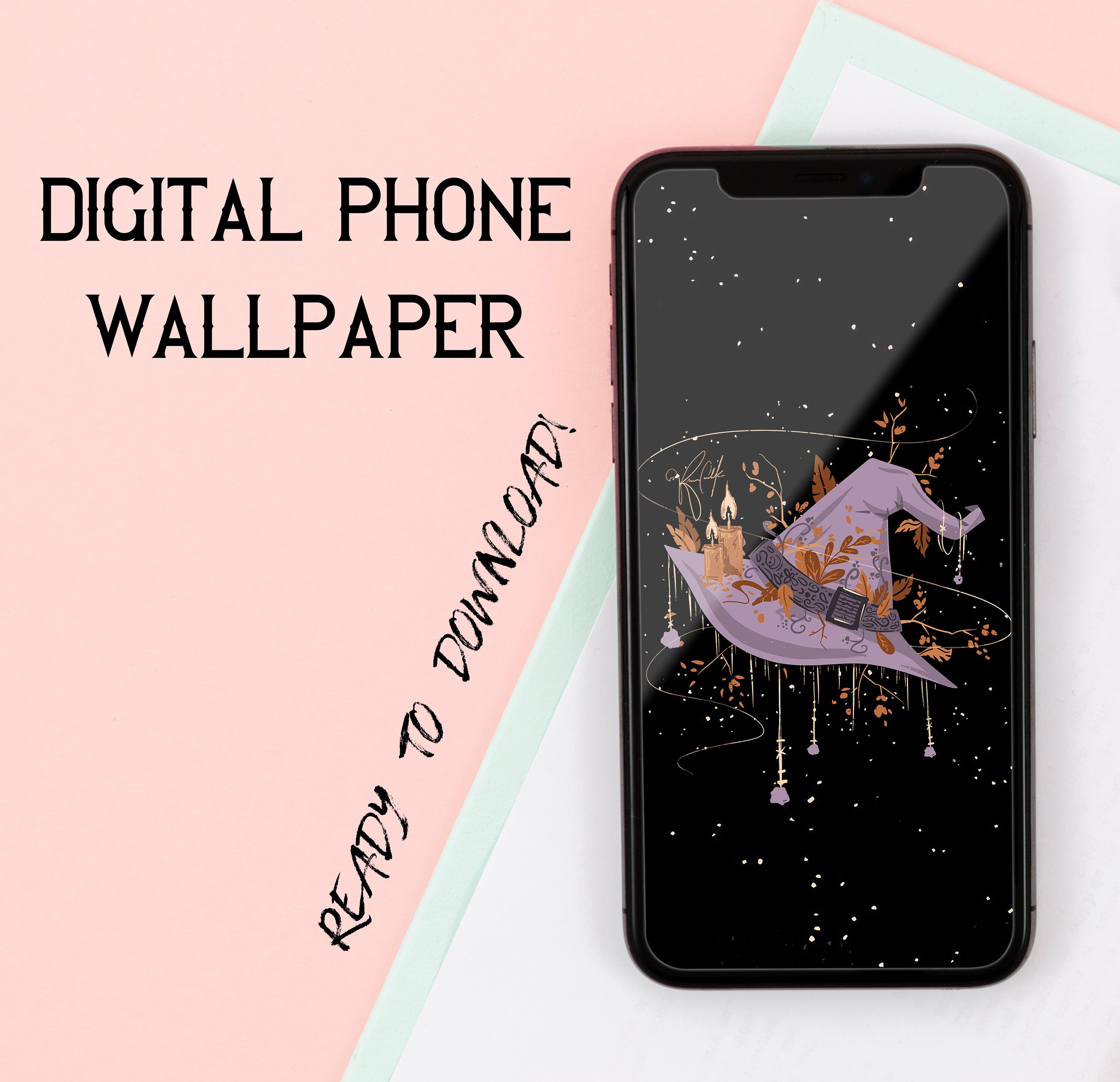 Witch Witchy Phone Wallpaper Etsy