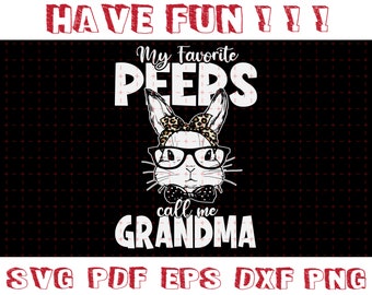 Download Grandma Bunny Svg Etsy