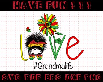 Download Love Grandma Life Etsy
