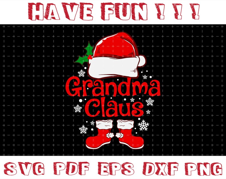 Download Grandma Claus SVG Grandma Christmas SVG Grandma Claus | Etsy