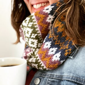 Coffee Date Cowl DIGITAL Knitting Pattern