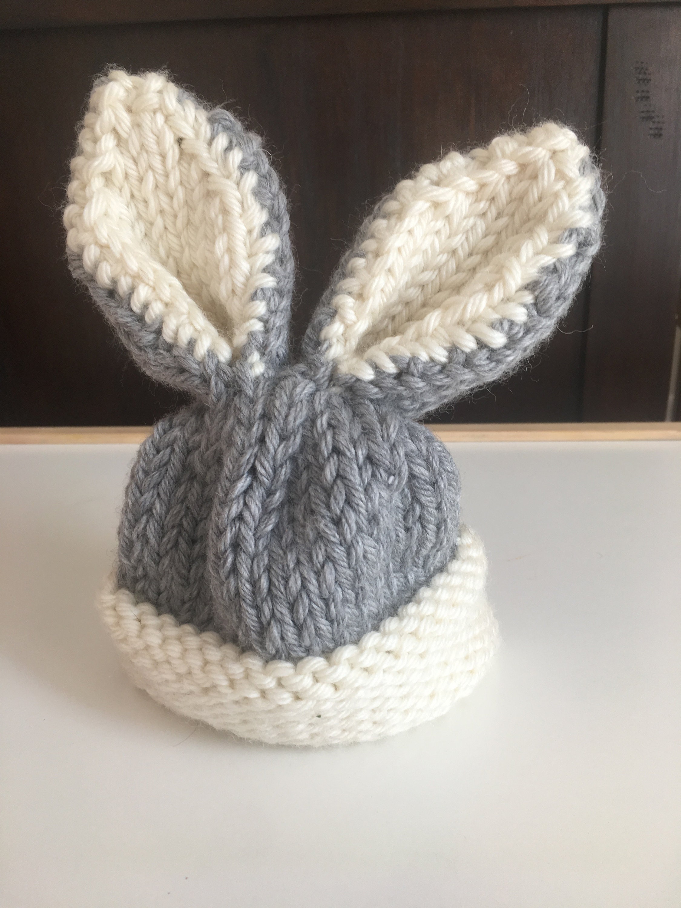 Bunny Ears Knitted Hat PATTERN Etsy