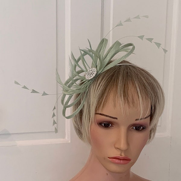 Green Fascinator Etsy UK