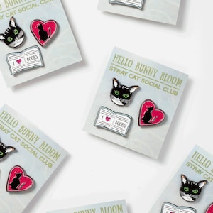 NEW: Hello Bunny Bloom x Stray Cat Social Club Pin Set
