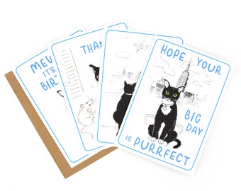 Cat-Lover Greeting Card Set