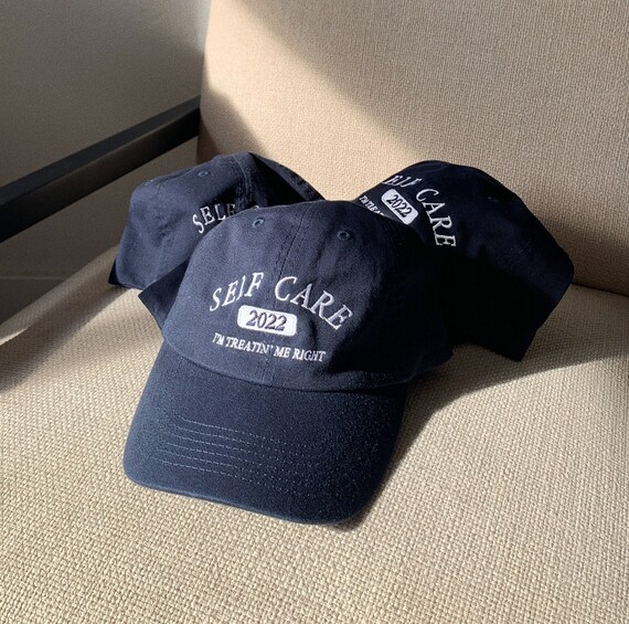 Self Care Hat Dad Cap Mental Health Hat Baseball Cap Etsy