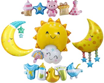Sun Cloud Moon New Arrival Baby Shower Balloon