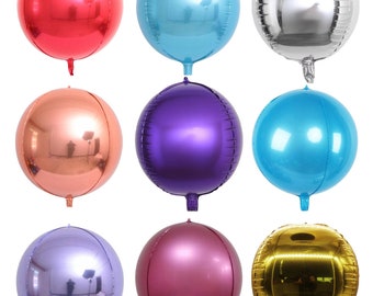 4D Spherical Round Balloon
