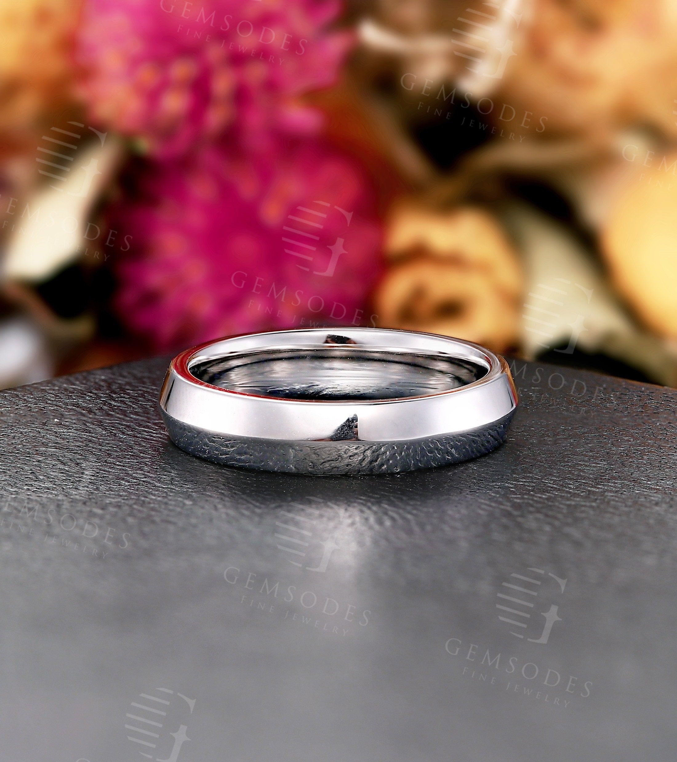 メンズ リング キュービックジルコニア ピンクゴールドk18 ユリの花 幅広 印台 指輪 リング シンプル ピンキーリング 18金 フルール・ド・リス セール SALE k18 リング レディース ピンクキュービックジルコニア 人工石 ピンク色