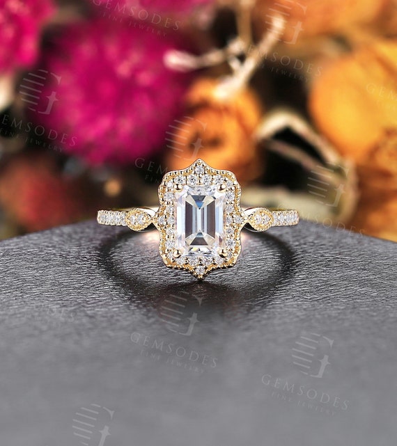 Vintage Emerald Cut Rings