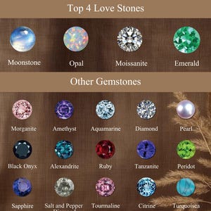 gemstones available in different colors and sizes