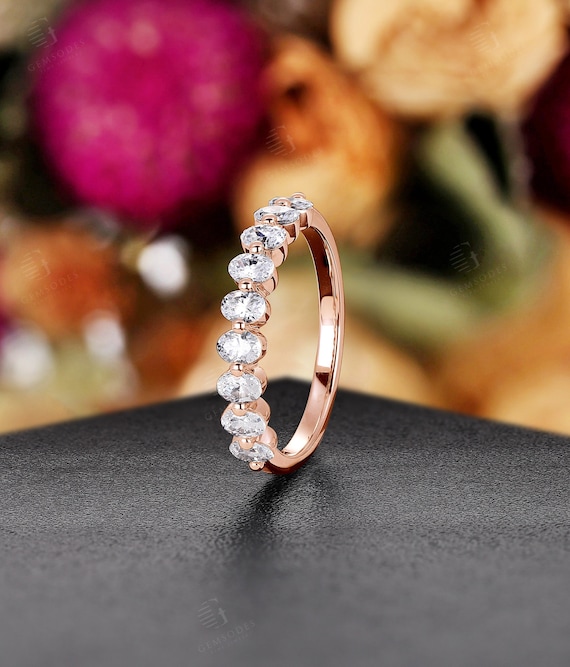 Oval eternity band cz discount
