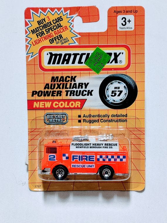 matchbox auxiliary power truck