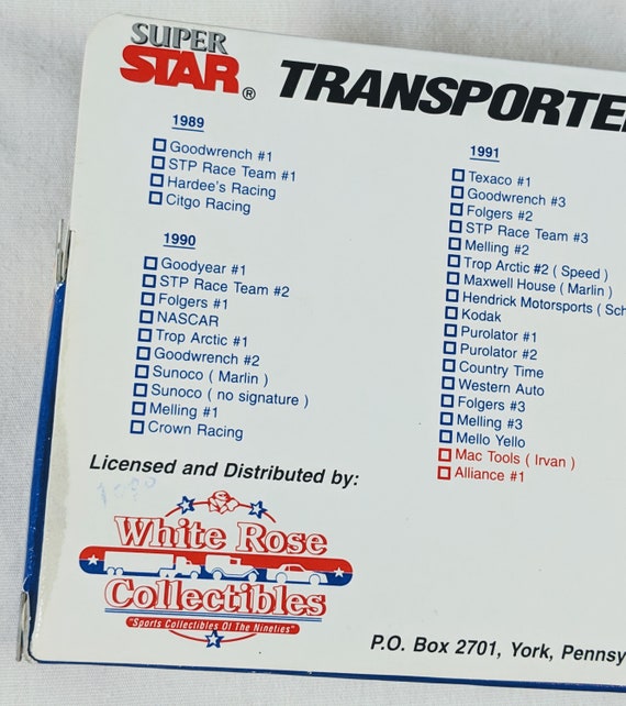 1994 Matchbox Super Star Transporters Exide Batteries Racing #7 NIP White Rose Collectibles Unopened Series Two Limited Edition