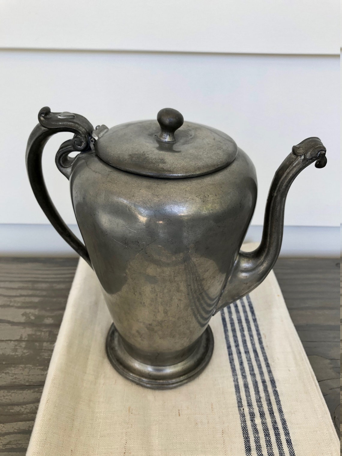 Silvercraft Pewter Coffee Pot Etsy