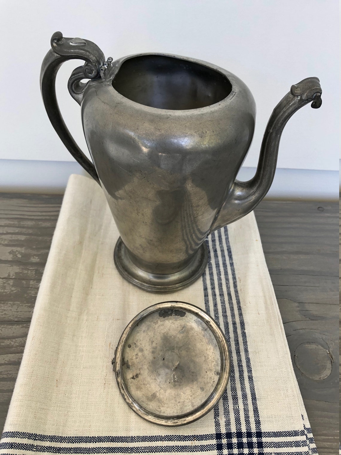 Silvercraft Pewter Coffee Pot Etsy