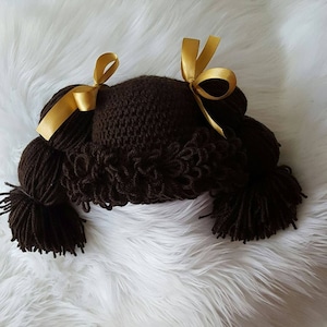 Cabbage Patch Hat, cabbage patch wig, baby cabbage patch hat, funny hat day, halloween costume, adult cabbage patch hat, adult wig, cosplay