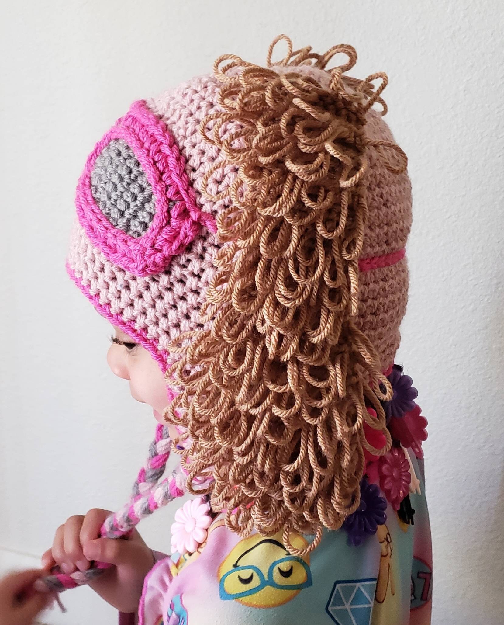 Skye Paw Patrol Hat, paw patrol, girl puppy hat, sky hat, sky beanie, little girl hat, character hat, paw patrol beanie, crochet skye hat