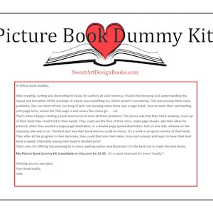 Printable Picture Book Dummy Kit - Etsy