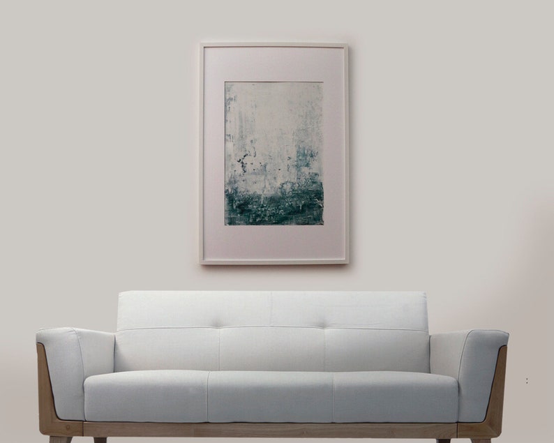 Original monotype print Urban interventions 7