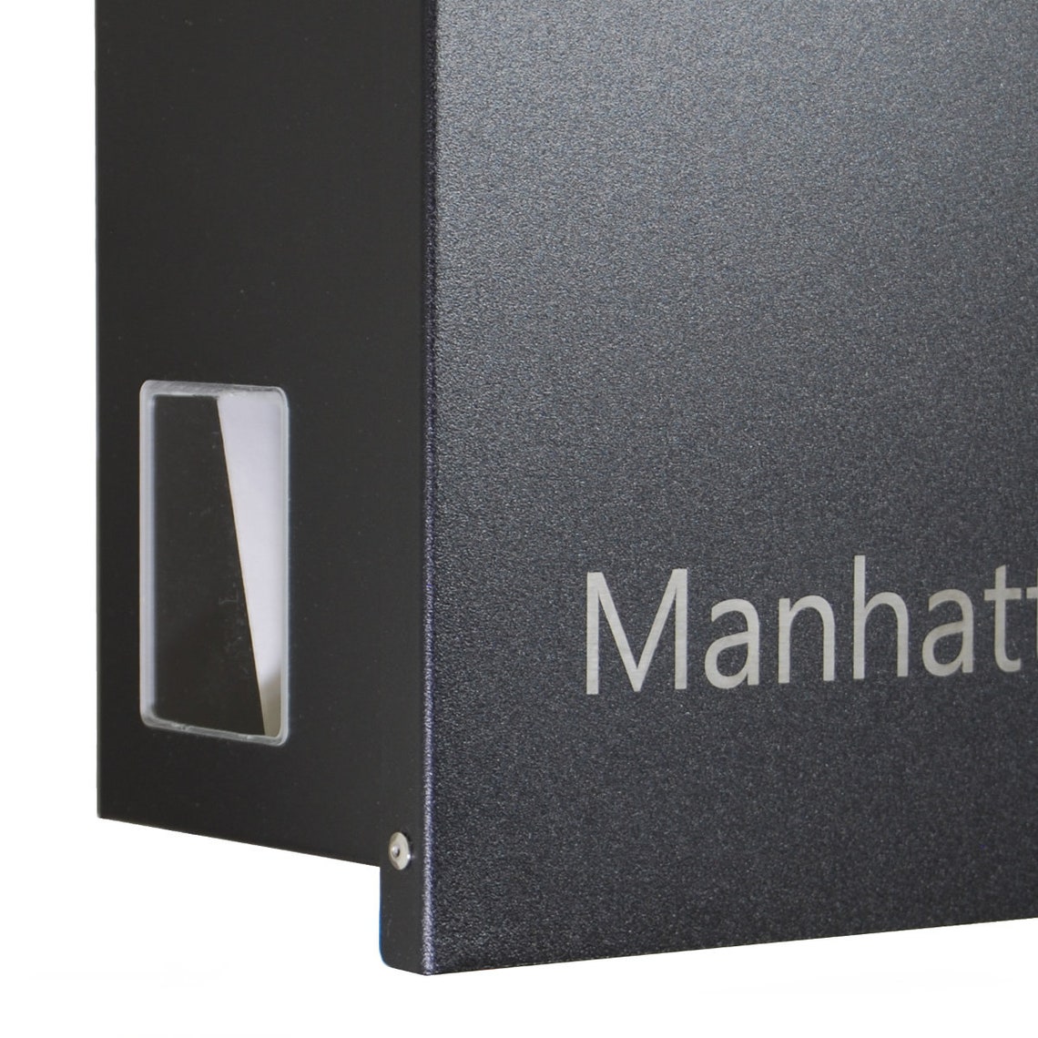 Modern Black Mailbox Etsy