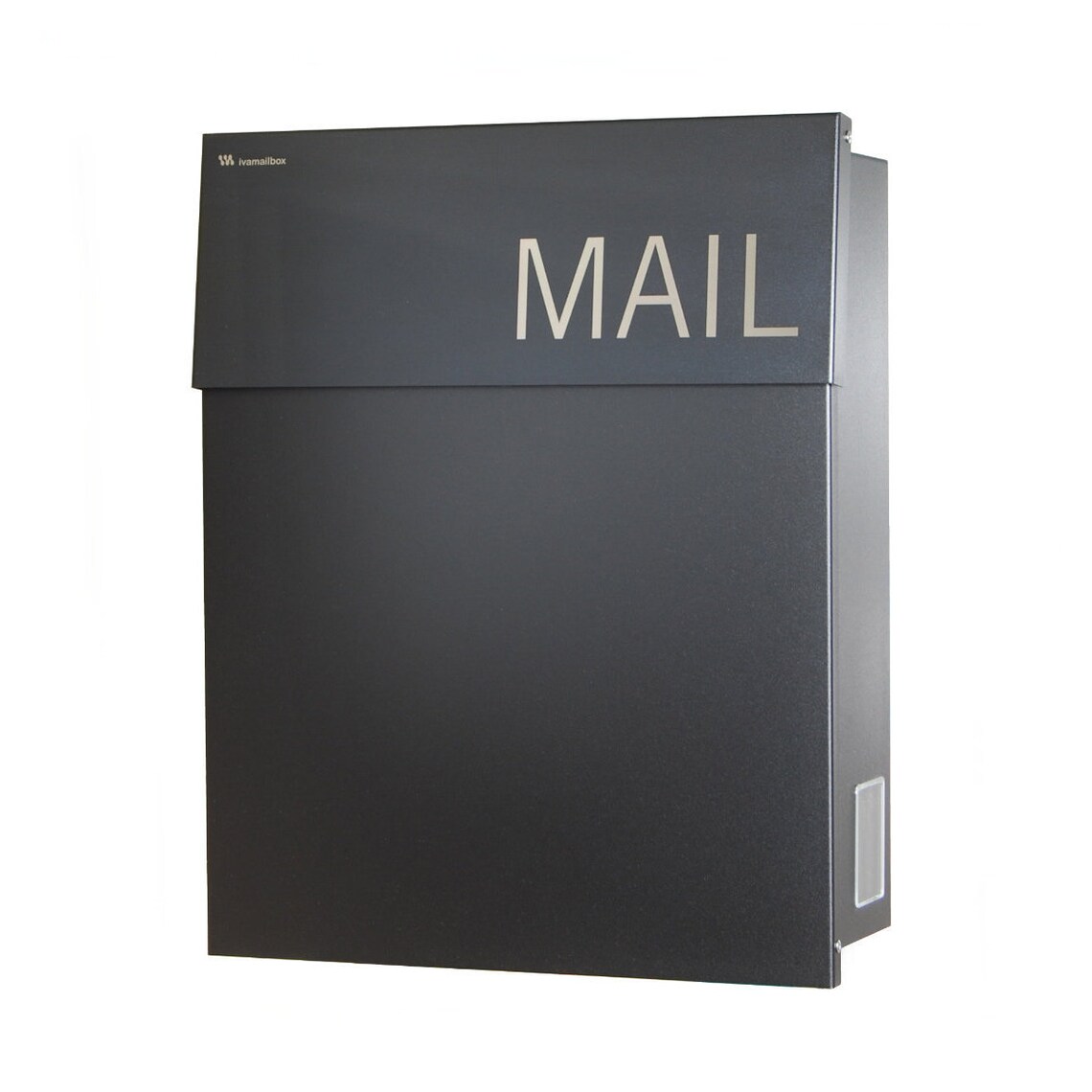 Modern Black Mailbox Etsy