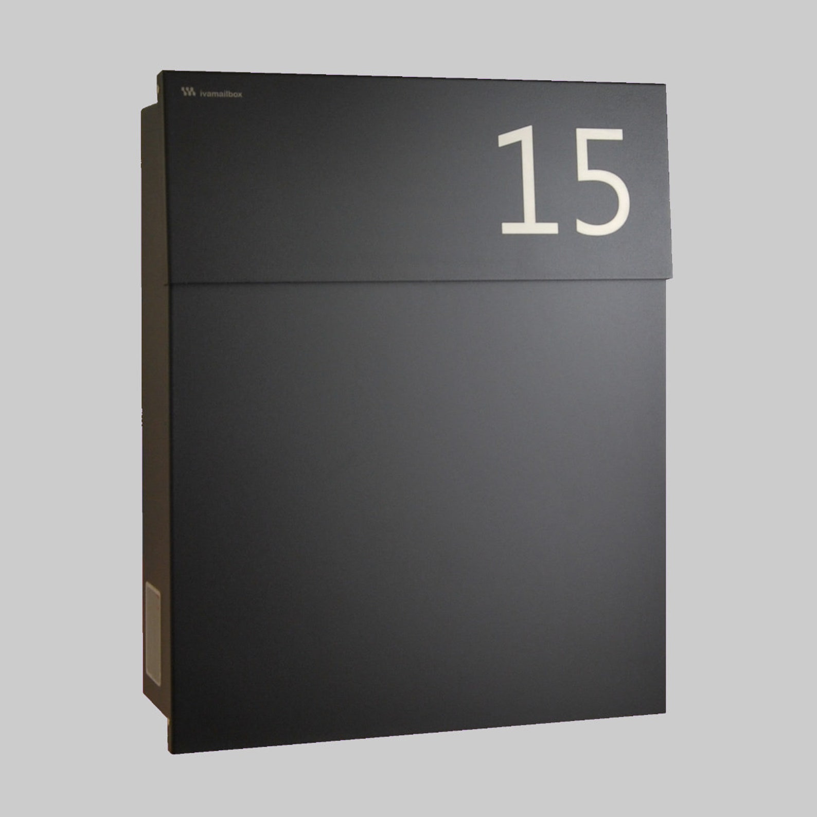Modern Black Mailbox Etsy