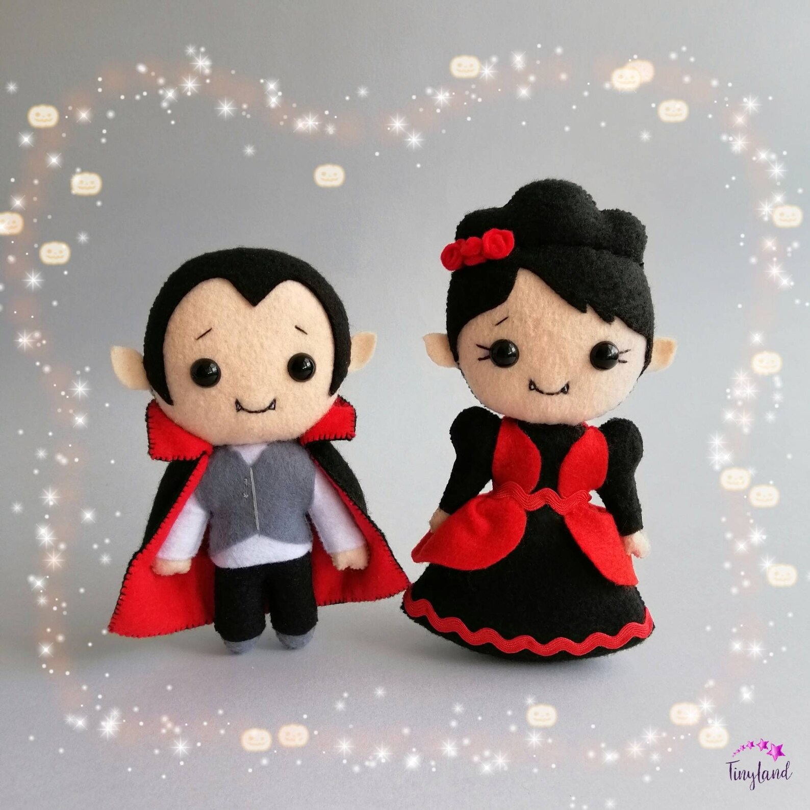 Cute Halloween Decorations, Set of Halloween Ornaments, Cute Halloween ...