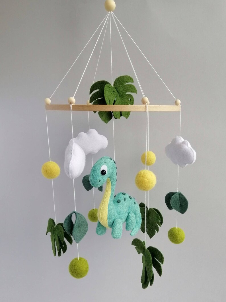 Baby Mobile Dinosaur Baby Mobile Boy Etsy