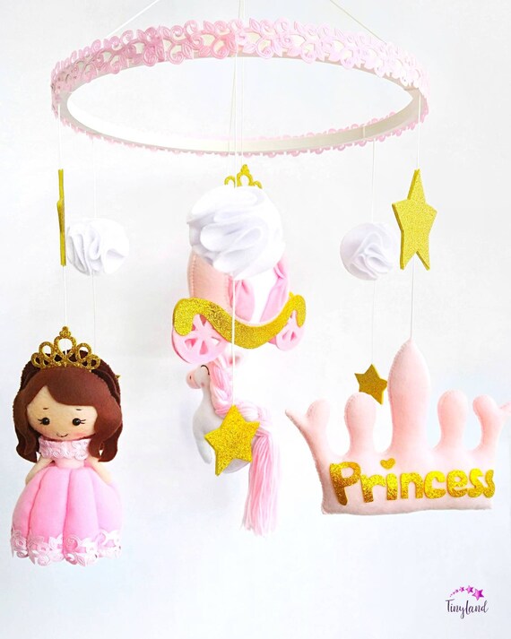 Princess Baby Girl Mobile Etsy