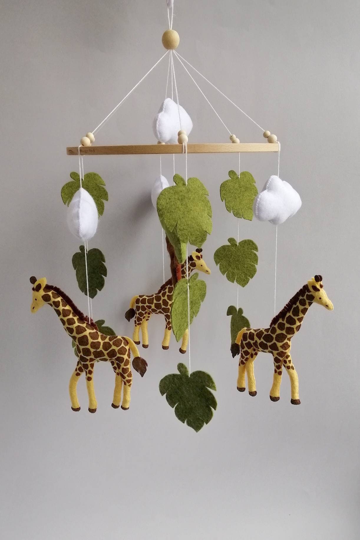 Safari Baby Mobile Giraffe Crib Mobile Etsy