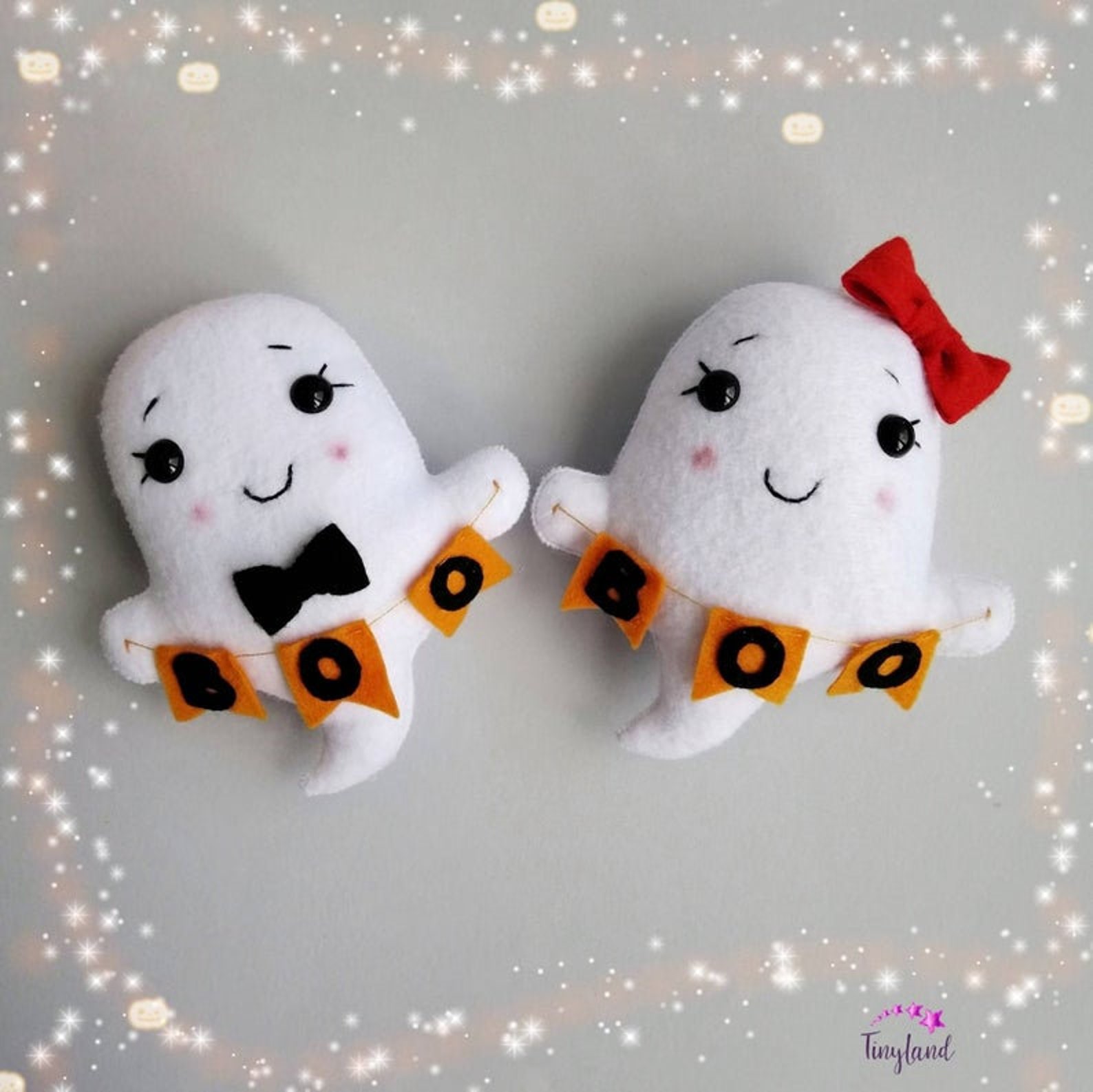 Cute Halloween Decorations, Set of Halloween Ornaments, Cute Halloween ...