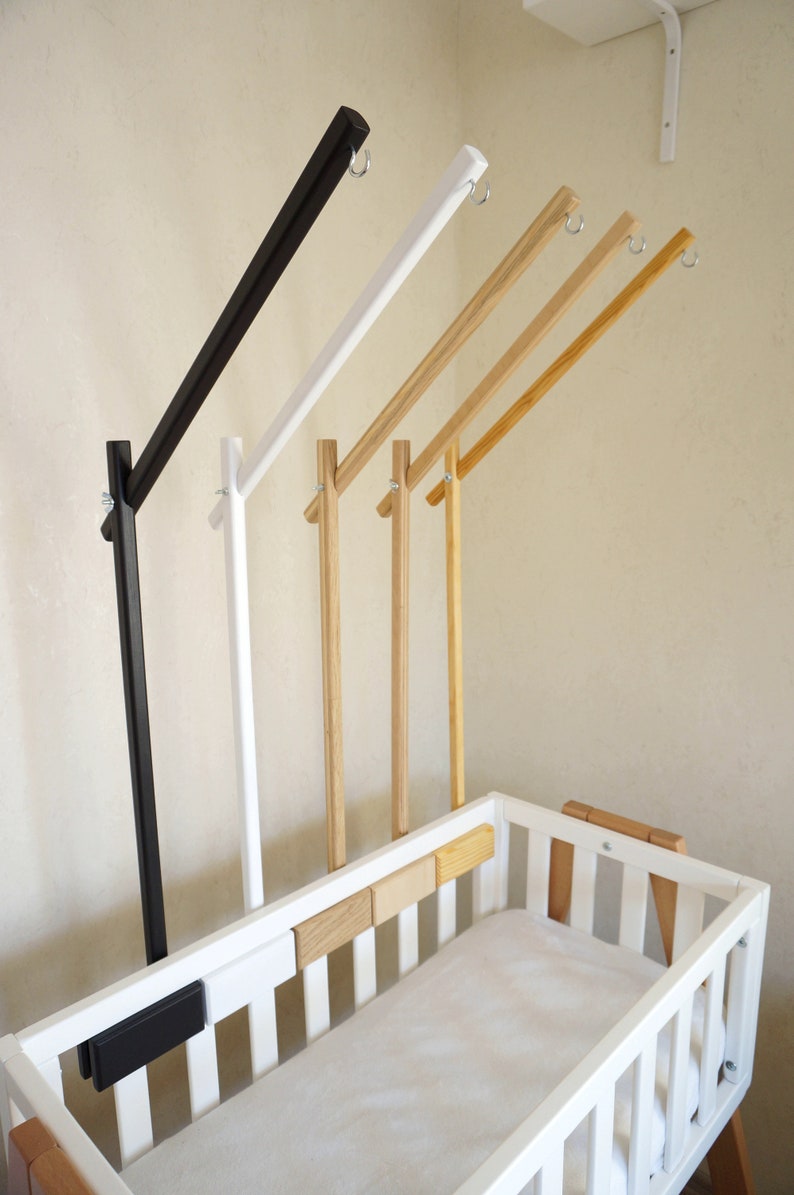 Baby Mobile Attachment Arm Wooden Baby Mobile Holder Baby Etsy